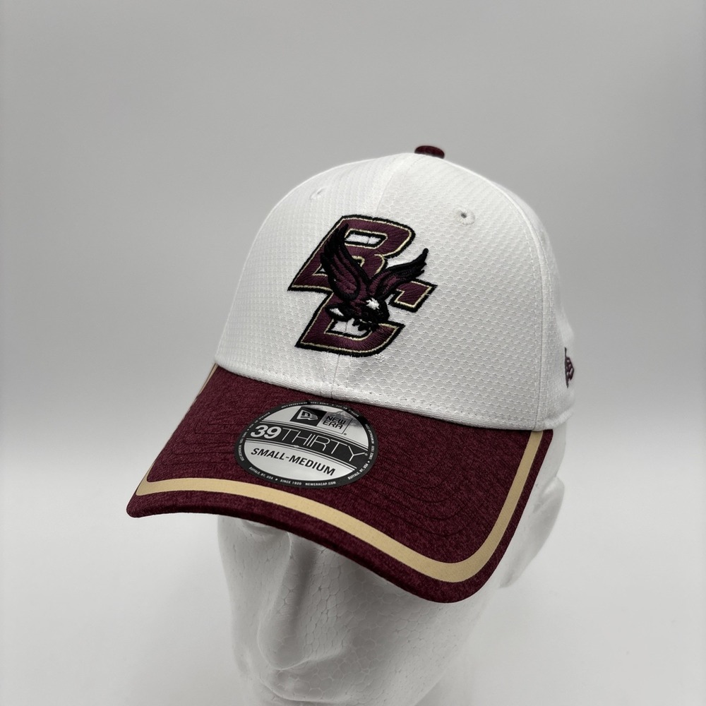 Boston College Eagles NCAA 39Thirty Fitted Hat Small-Medium Maroon/White NWT